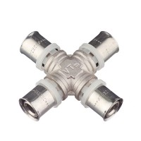 Крестовина VALTEC (VTm.241.N.202020) 20(пресс) х 20(пресс) х 20(пресс) х 20(пресс)