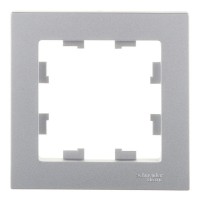 Рамка Schneider Electric Atlas Design ATN000301 одноместная универсальная алюминий