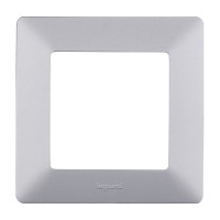 Рамка Legrand Valena LIFE 754137 одноместная универсальная алюминий