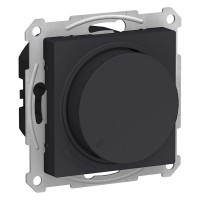 Диммер Schneider Electric Atlas Design ATN001036 скрытая установка карбон 20-630 Вт поворотно-нажимной