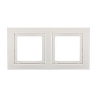 Рамка Schneider Electric Unica MGU2.004.25 двухместная универсальная бежевая