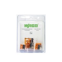 Клемма на 3 провода Wago 2273-203 0,5-2,5 кв. мм без пасты (6 шт.)