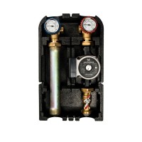 Насосная группа Stout (SDG-0001-002502) 1 ВР(г) х 1 1/2 НР(ш) с прямым контуром и насосом в теплоизоляции