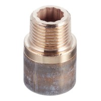 Удлинитель Viega (354985) 25 мм х 1/2 ВР(г) х 1/2 НР(ш) бронзовый
