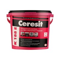 Клей для напольных ПВХ покрытий Ceresit K 188 E 5 кг