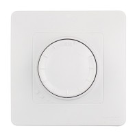 Диммер с рамкой Schneider Electric Blanca BLNSS040011 скрытая установка белый 40-400 Вт поворотно-нажимной