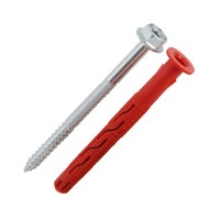 Дюбель фасадный Hilti HRD-H с шурупом шестигранная головка 10x100 мм коррозионностойкий (20 шт.)