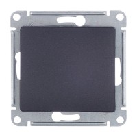 Выключатель Schneider Electric Glossa GSL000711 одноклавишный скрытая установка антрацит