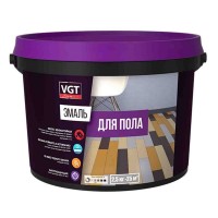 Эмаль VGT для пола орех полуматовая 2,5 кг