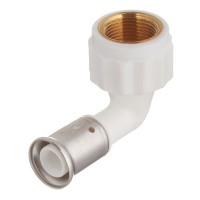 Угол Henco (6PKW-2005) 20(пресс) х 3/4 ВР(г) PVDF белый