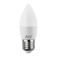 Лампа светодиодная REV 9 Вт E27 свеча С37 4000К естественный белый свет 220 В матовая