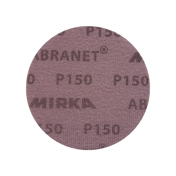 Диск шлифовальный Mirka Abranet d150 мм P150 на липучку сетчатая основа (5 шт.)