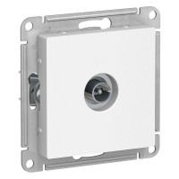 Розетка телевизионная Schneider Electric Atlas Design ATN000193 скрытая установка белая
