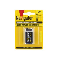 Батарейка Navigator крона 6LR61/6F22 9 В 500 мАч (1 шт.)