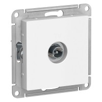 Розетка телевизионная Schneider Electric Atlas Design ATN000192 проходная скрытая установка белая