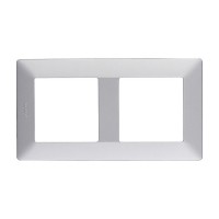 Рамка Legrand Valena LIFE 754132 двухместная универсальная алюминий