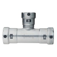 Тройник Viega Megapress SC-Contur (695040) 1" х 3/4" х 1" пресс нелегированная оцинкованная сталь