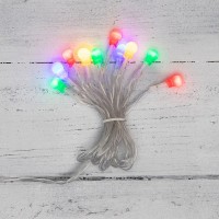Гирлянда светодиодная Neon-Night Шарики 10 LED свечение мультиколор 1,5 м (303-092)