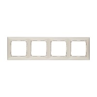 Рамка Legrand Valena 695634 четырехместная универсальная слоновая кость