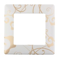 Рамка Legrand Valena LIFE 754101 одноместная универсальная ампир белый