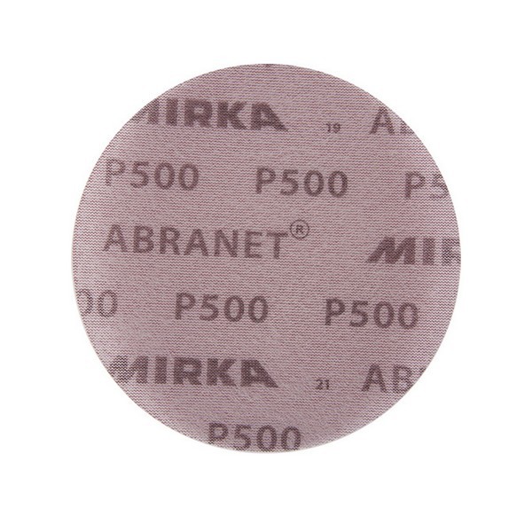 Диск шлифовальный Mirka Abranet d125 мм P500 на липучку сетчатая основа (5 шт.)