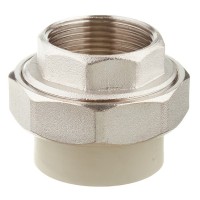 Муфта полипропиленовая FV-PLAST (236040) разъемная (американка) 40 мм х 1 1/4 ВР(г) серая