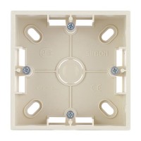 Коробка монтажная Simon 15 1590751-031 открытая установка слоновая кость