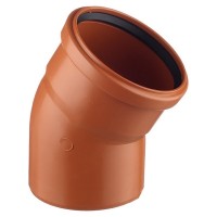 Отвод Pro Aqua Terra d110 мм 30° пластиковый для наружной канализации