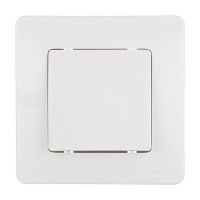 Выключатель с рамкой Schneider Electric Blanca BLNVS010101 одноклавишный скрытая установка белый
