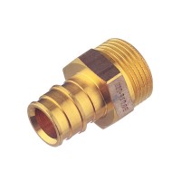 Соединитель прямой Uponor (1033438) 20 мм х 3/4 НР(ш) латунный