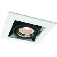 Светильник встраиваемый ARTE LAMP GU10 130х130 мм поворотный 50 Вт 220 В квадратный IP20 белый