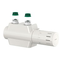 Узел нижнего подключения универсальный Simplex Design 1/2 НР(ш) х 3/4 EK для радиатора комплект белый