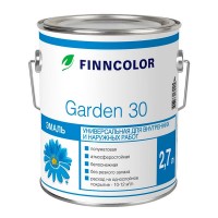 Эмаль алкидная Finncolor Garden 30 основа А полуматовая 2,7 л