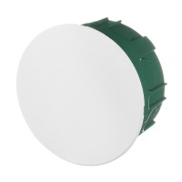 Коробка распределительная Schneider Electric для скрытой установки в бетон d100х51 мм 12 вводов зеленая IP30 с крышкой