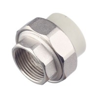 Муфта полипропиленовая FV-PLAST (236032) разъемная (американка) 32 мм х 1 ВР(г) серая