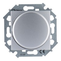Диммер Simon 15 1591796-033 скрытая установка алюминий 5-215 Вт поворотный