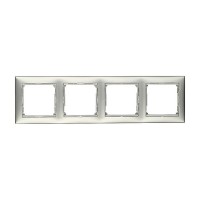 Рамка Legrand Valena 694333 четырехместная горизонтальная алюминий