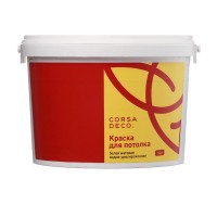Краска водно-дисперсионная для потолка Corsa Deco белая 3 кг