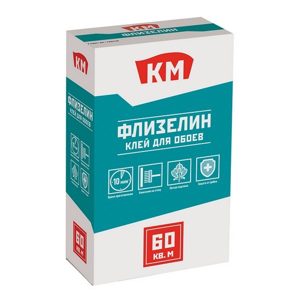 Клей для флизелиновых обоев КМ 450 гр