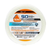 Лента стеклотканевая самоклеящаяся SD-GLASS 42 мм 90 м Эконом