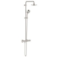 Душевая система GROHE New Tempesta Cosmopolitan с верхним душем D160 мм 1F и ручной лейкой D100 мм 2F с термостатом