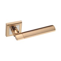 Ручка дверная Palladium City A Oscar SG квадратная розетка (золото)