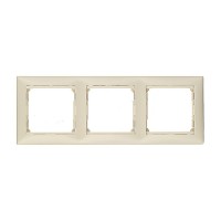 Рамка Legrand Valena 695633 трехместная универсальная слоновая кость