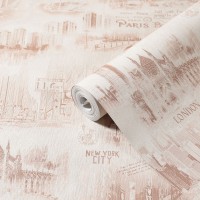 Обои бумажные Саратовские обои Moda Interio С6 Д589-02 (0,53х10 м)