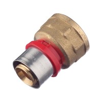 Соединитель прямой Tiemme 26(пресс) х 1 ВР(г)