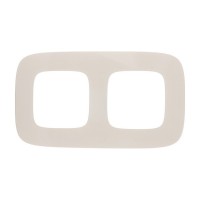 Рамка Legrand Valena Allure 754312 двухместная универсальная слоновая кость
