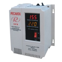 Стабилизатор напряжения Ресанта АСН-1500Н/1-Ц Lux однофазный 220 В 1,25 кВА релейный навесной