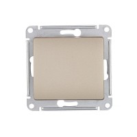 Переключатель Schneider Electric Glossa GSL000461 одноклавишный на 2 направления скрытая установка титан