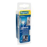 Заклепки для заклепочника Rapid (5000391) 4,8х20 мм алюминиевый (50 шт.)