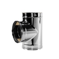 Тройник Вулкан V50R 90° х d115х215 мм с изоляцией AISI 321/304